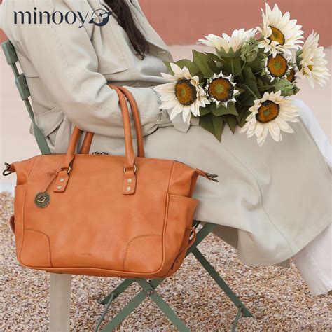 minooy leather handbags.